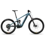 Santa Cruz Bullit 70 electric mountain bike in Matte Teal Sparkle