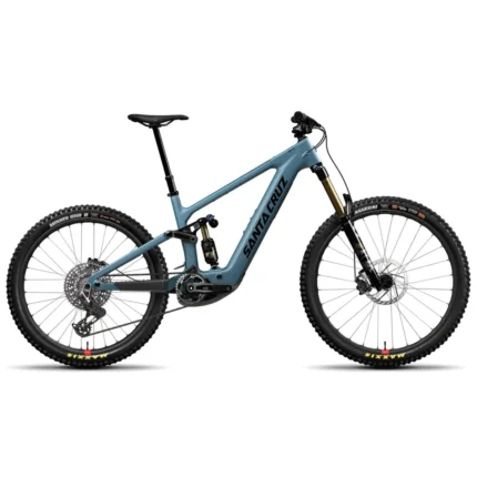 Santa Cruz Bullit X0 AXS RSV 2026 electric enduro mountain bike in Matte Teal Sparkle