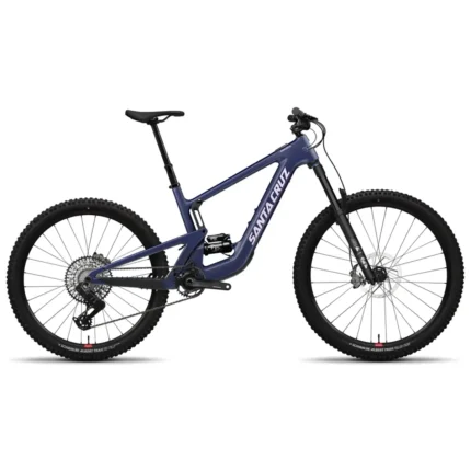 Santa Cruz Heckler SL GX AXS electric mountain bike in Matte Dark Blue