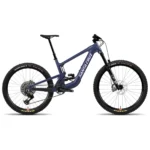 Santa Cruz Heckler SL Stout electric mountain bike in Matte Dark Blue