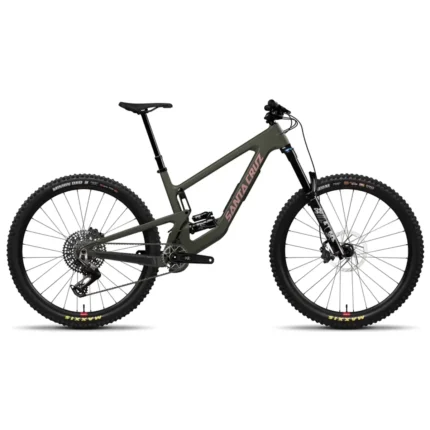 Santa Cruz Megatower 90 enduro mountain bike in Matte Olive Drab