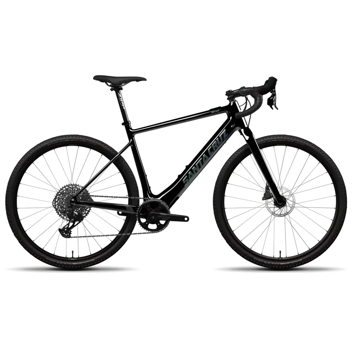 Santa Cruz Skitch Apex electric road bike in Gloss Black
