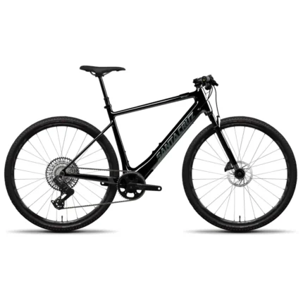 Santa Cruz Skitch GX AXS Flat Bar electric road bike in Gloss Black