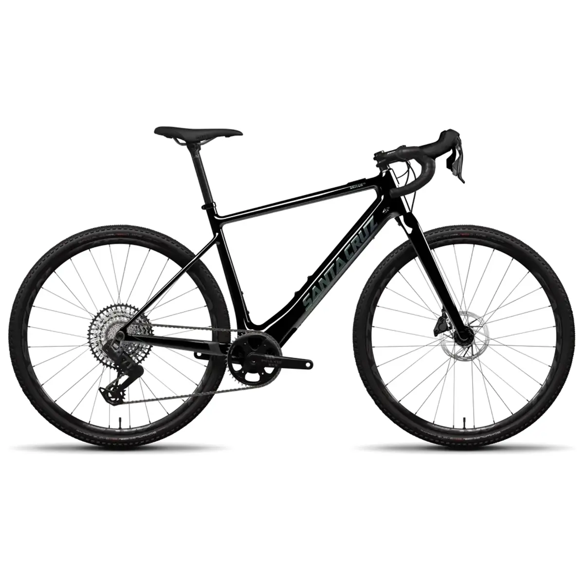 Santa Cruz Skitch GX AXS electric road bike in Gloss Black Santa Cruz Skitch GX AXS electric road bike in Gloss Black