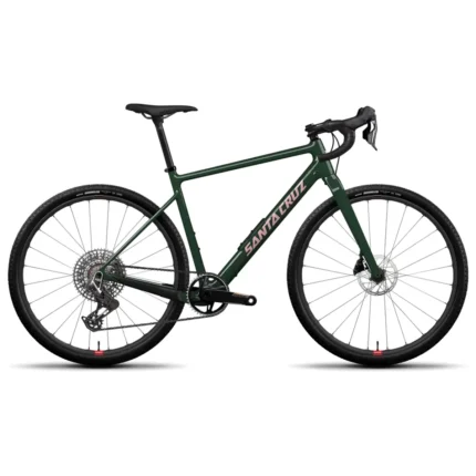 Santa Cruz Stigmata Force 1x AXS RSV gravel bike in British Racing Green
