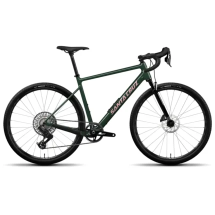 Santa Cruz Stigmata Rival 1x AXS Rudy gravel bike in British Racing Green