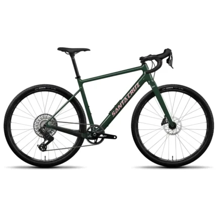 Santa Cruz Stigmata Rival 1x AXS gravel bike in British Racing Green