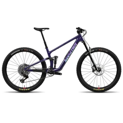 Santa Cruz Tallboy 90 trail mountain bike in Gloss Midnight Violet