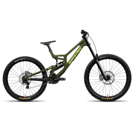 Santa Cruz V10 DH S downhill mountain bike in Gloss Kelp Green