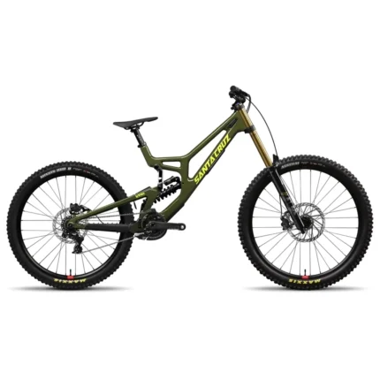 Santa Cruz V10 DH X01 downhill mountain bike in Gloss Kelp Green