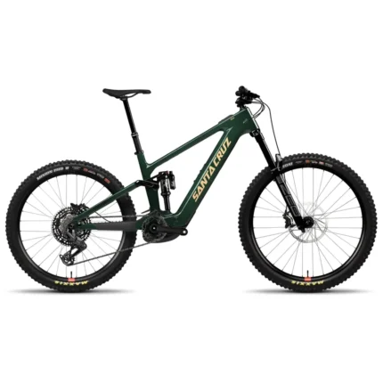 Santa Cruz Vala 70 electric mountain bike in Midnight Green