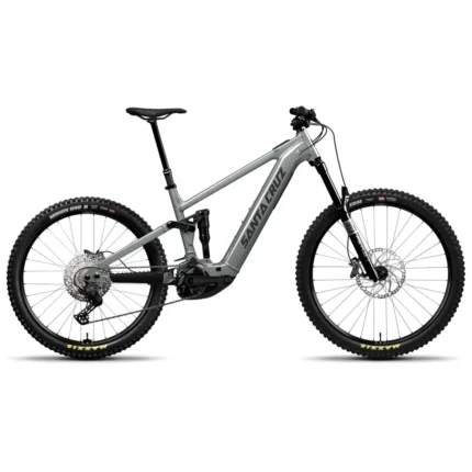 Santa Cruz Vala AL Deore electric mountain bike in Gloss Lunar Gray