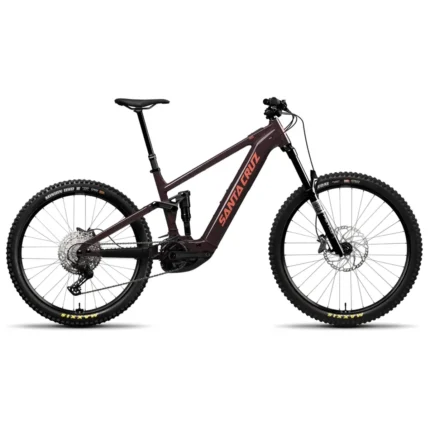 Santa Cruz Vala AL Deore electric mountain bike in Gloss Stormbringer Purple