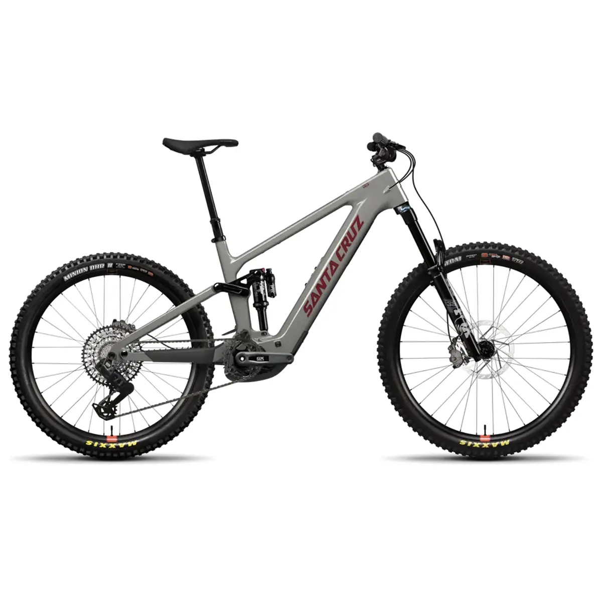 Santa Cruz Vala GX AXS electric mountain bike in Gloss Grey Santa Cruz Vala GX AXS electric mountain bike in Gloss Grey