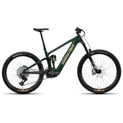 Santa Cruz Vala GX AXS electric mountain bike in Midnight Green