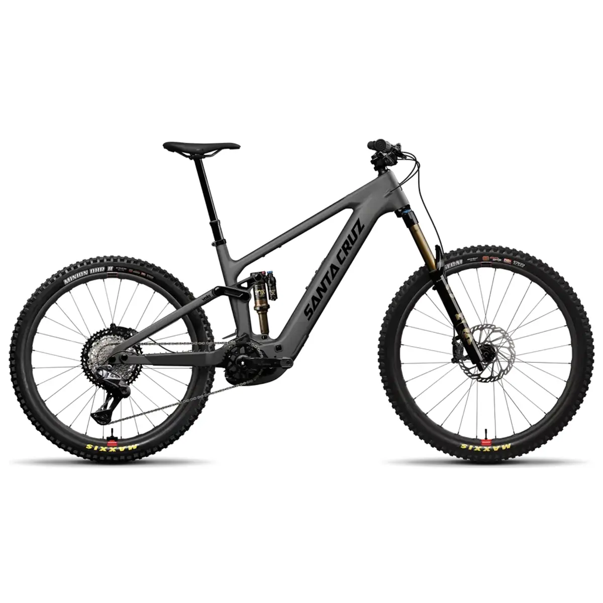 Santa Cruz Vala XT Di2 Lite RSV electric mountain bike in Matte Carbon Sparkle Santa Cruz Vala XT Di2 Lite RSV electric mountain bike in Matte Carbon Sparkle