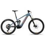 Santa Cruz Vala XT Di2 RSV electric mountain bike in Gloss Slate Blue