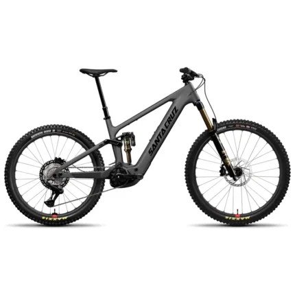 Santa Cruz Vala XT Di2 RSV electric mountain bike in Matte Carbon Sparkle