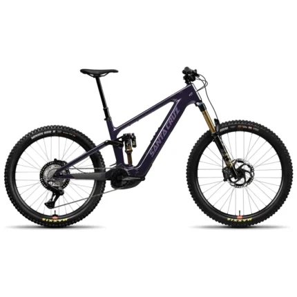 Santa Cruz Vala XT Di2 electric mountain bike in Gloss Deep Purple