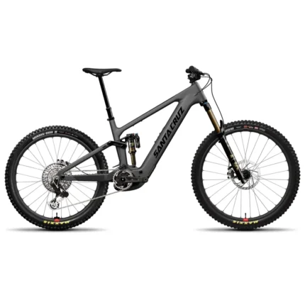 Santa Cruz Vala XX AXS Lite RSV electric trail mountain bike in Matte Carbon Sparkle