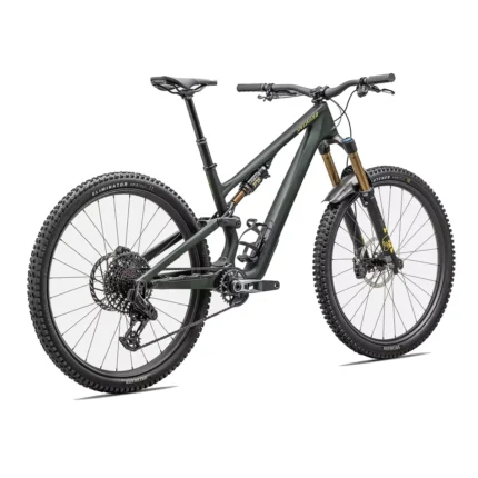 Satin Green Tint Specialized Stumpjumper 15 Pro mountain bike with SRAM X0 Eagle AXS drivetrain
