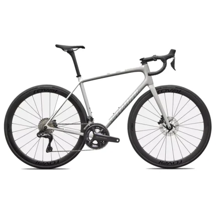 Specialized Aethos 2 Expert Ultegra Di2 lightweight road bike in Gloss Dolomite Metallic