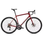 Specialized Aethos 2 Pro Ultegra Di2 lightweight road bike in Gloss Red Sky