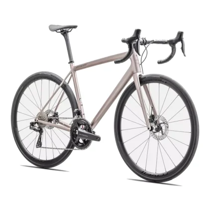 Specialized Aethos Pro road bike with Shimano Ultegra Di2 drivetrain in Gloss Champagne