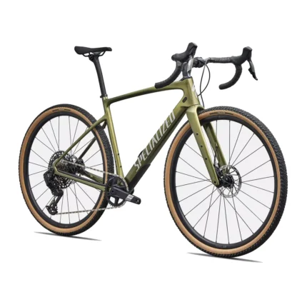 Specialized Diverge 4 carbon gravel bike in Laurel Green Metallic