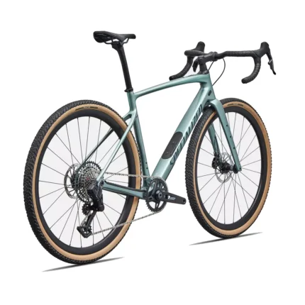 Specialized Diverge 4 carbon gravel bike with Roval Terra C wheels in Fjord Metallic