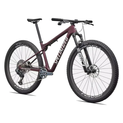Specialized Epic World Cup Expert with FACT 11m carbon frame in Gloss Bordeaux Metallic