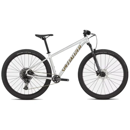Specialized Rockhopper Expert Hardtail Mountain Bike in Gloss Silver Dus