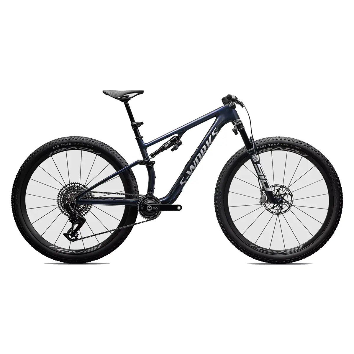 Specialized S-Works Epic 8 XC Mountain Bike in Gloss Cyan Blue Pearl