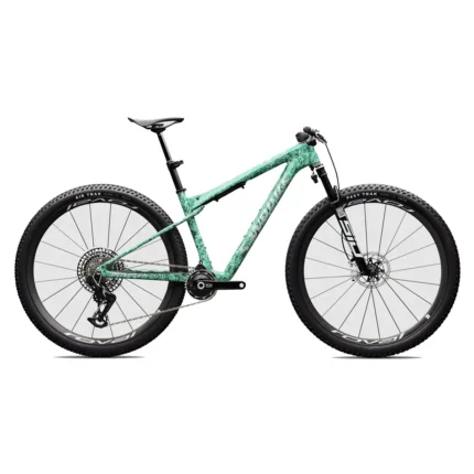 Specialized S-Works Epic World Cup XC Mountain Bike in Gloss Oasis Multi Impasto