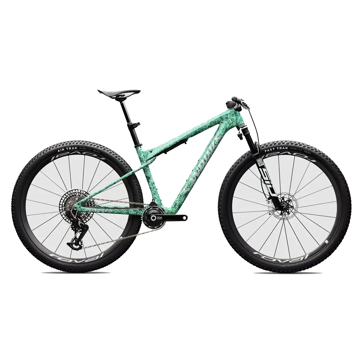 Specialized S-Works Epic World Cup XC Mountain Bike in Gloss Oasis Multi Impasto