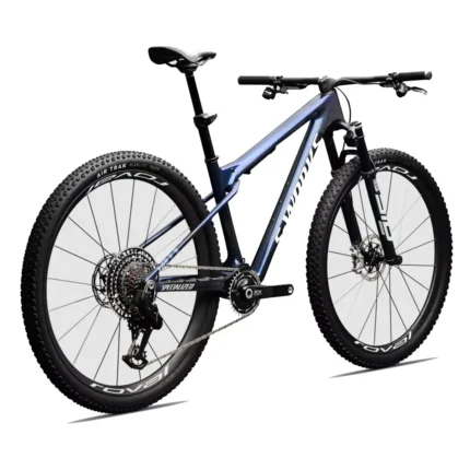 Specialized S-Works Epic World Cup in Gloss Carbon Cyan Blue