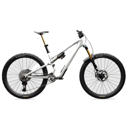 Specialized S-Works Stumpjumper 15 EVO trail mountain bike in Gloss Dolomite Metallic