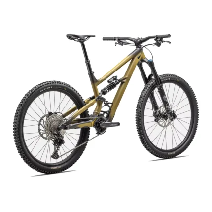 Specialized STATUS 2 170 trail mountain bike with M5 alloy chassis in Satin Harvest Gold Tint