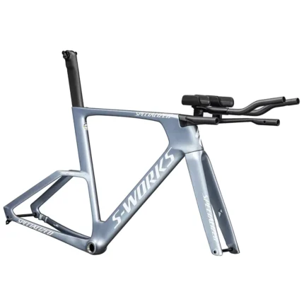 Specialized Shiv TT Disc Module road bike frameset in Gloss Glacial Metallic