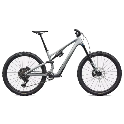 Specialized Stumpjumper 15 EVO Comp trail mountain bike in Gloss Shadow Silver