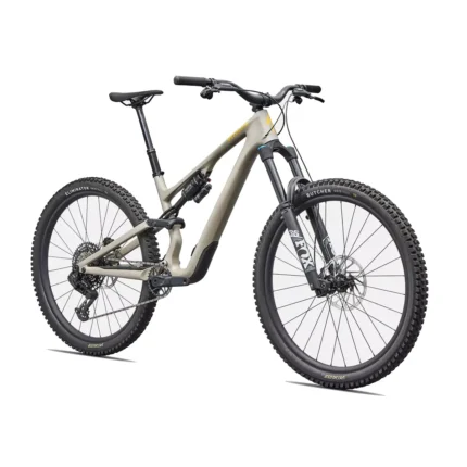 Specialized Stumpjumper 15 EVO Comp with FACT 11m carbon frame and FOX suspension in Satin Sandstone Metallic