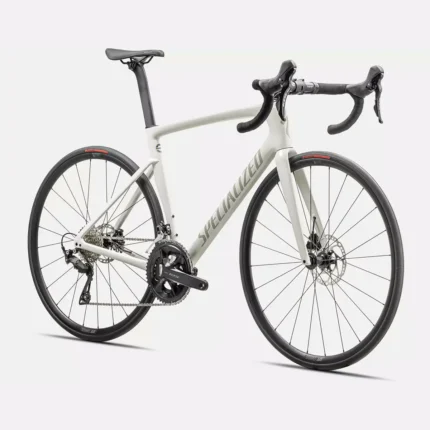 Specialized Tarmac SL7 Sport race road bike with Shimano 105 mechanical drivetrain in Gloss Dune White