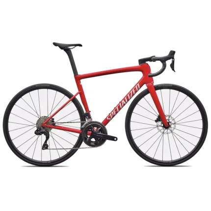 Specialized Tarmac SL8 Comp in Gloss Red Tint Silver Dust