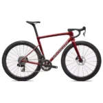 Specialized Tarmac SL8 Pro race road bike in Gloss Red Sky