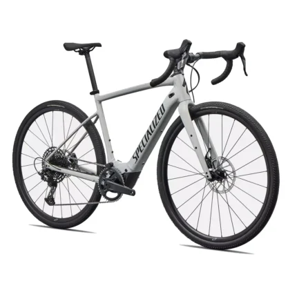 Specialized Turbo Creo 2 Comp E5 electric road bike with Future Shock 2.0 fork in Gloss Dolomite Metallic
