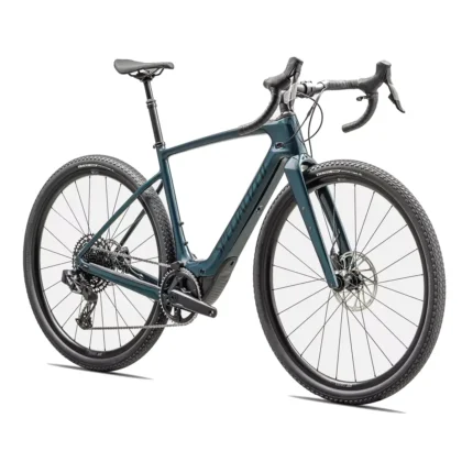 Specialized Turbo Creo 2 Comp electric road bike with DT Swiss G540 rims in Metallic Deep Lake