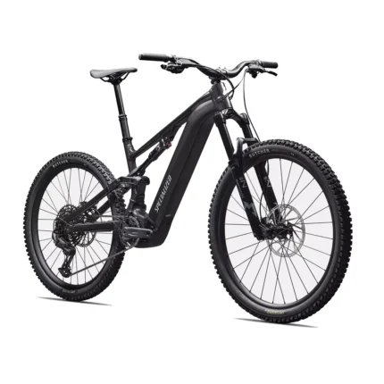 Specialized Turbo Levo 4 Alloy with Marzocchi suspension and SRAM drivetrain in Gloss Metallic Obsidian