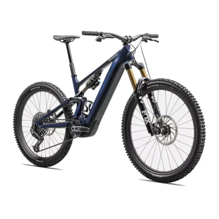 Specialized Turbo Levo 4 Pro with FOX Factory suspension and carbon wheels in Blue Onyx