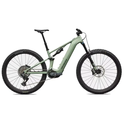 Specialized Turbo Levo R Expert electric mountain bike in Satin Pistachio