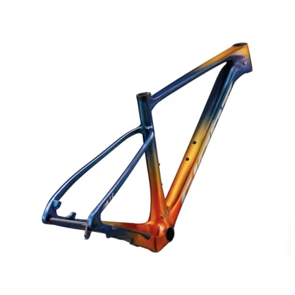 Sunset Dune Chrome Giant mountain bike frame with 12x148mm thru-axle